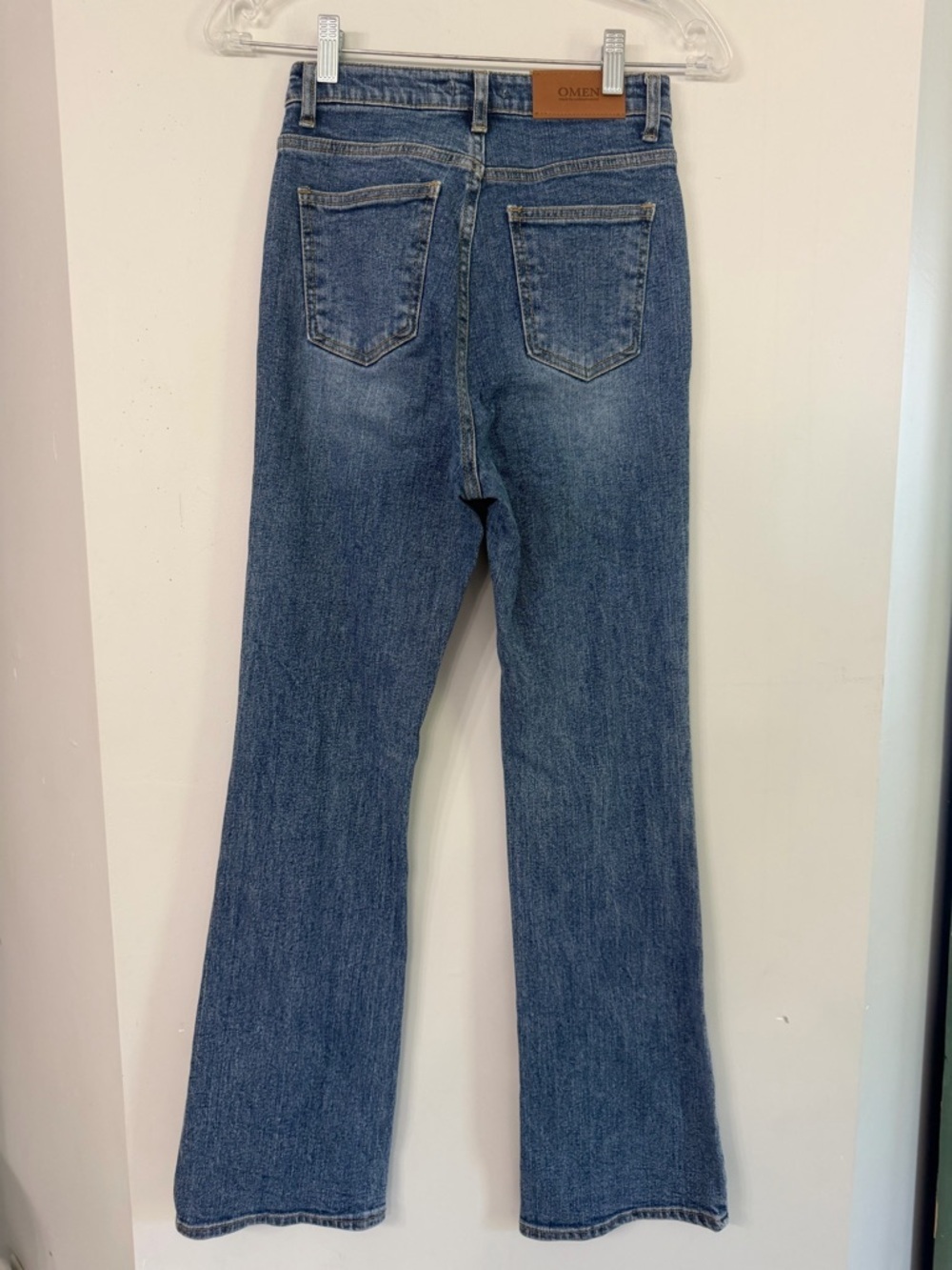 Omen by Ordinairement bootcut slight flare medium wash denim jeans Women’s Small - Picture 4 of 11